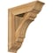 Ekena Millwork Olympic Traditional Rough Sawn Bracket w/ Offset Brace, Western Red Cedar, 8"W x 26"D x 30"H BKT0806X26X30OLY01RWR - alternate 1